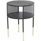 9th & Pike® Contemporary 21in. Black Metal End Table - image 1