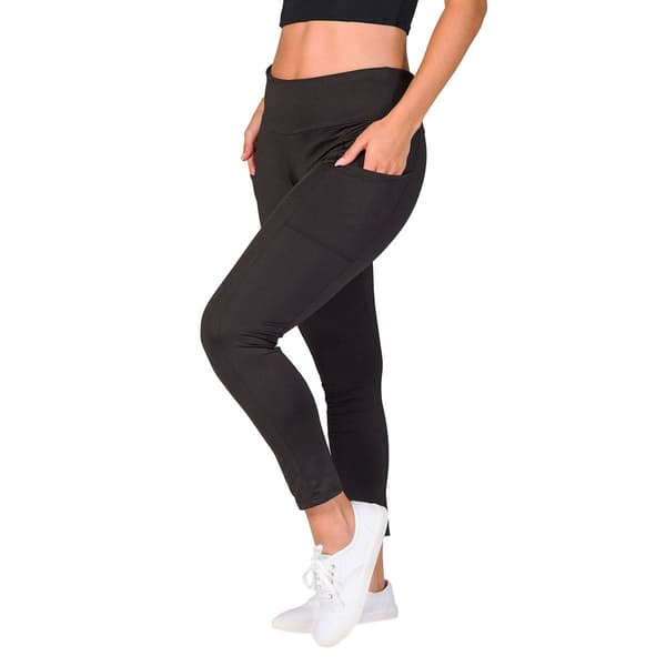 Womens 24/7 Comfort Apparel Side Pocket Yoga Pant Leggings