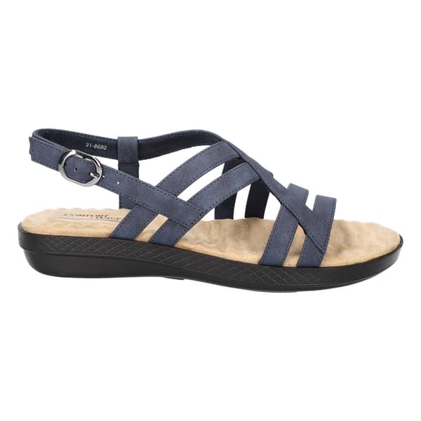 Womens Easy Street Lobo Strappy Slingback Sandals