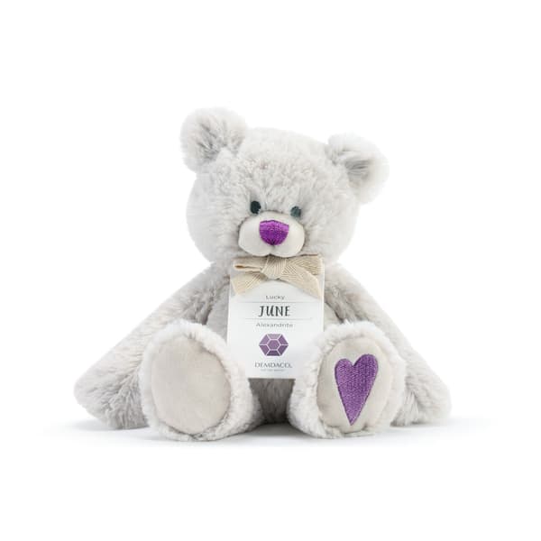 Baby Demdaco June Birthstone Bear - image 