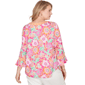 Plus Size Ruby Rd. Hothouse Florals Ruffle Sleeve Floral Blouse - image 2