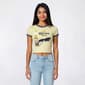 Juniors C-Life Corona Palm Tree Ringer Baby Tee - image 1