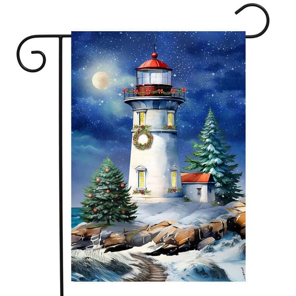 Briarwood Lane Lighthouse Garden Flag - image 