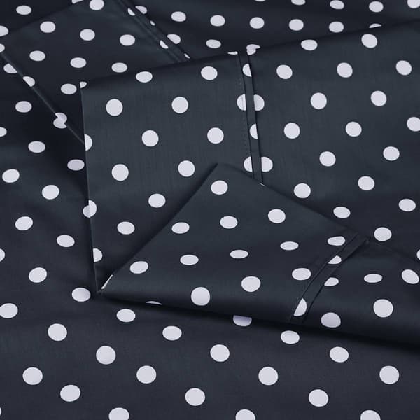 Superior 600 Thread Count Deep Pocket Polka Dot Sheet Set