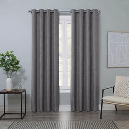 Colton Marled Woven Blackout Lined Grommet Panel Curtain