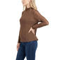 Womens NY Collection Long Sleeve Turtleneck Rhinestone Blouse - image 3