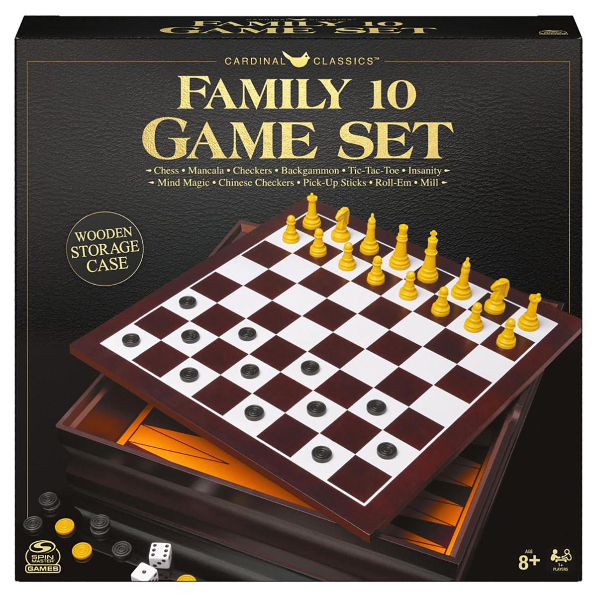 Spin Master™ Cardinal Classic Family 10 Set Game Center