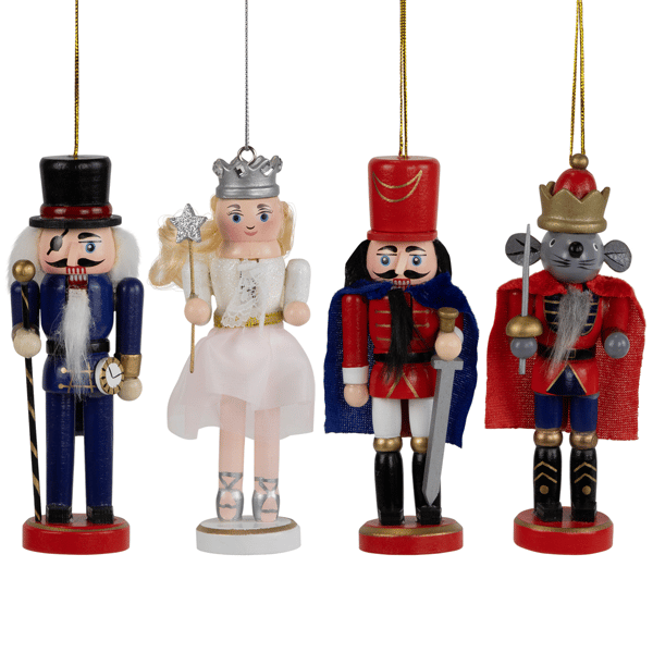 Northlight 4pk. The Nutcracker Suite Character Christmas Ornament