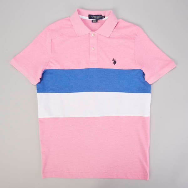 Mens U.S. Polo Assn.&#40;R&#41; Color Block Jersey Polo - image 