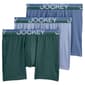 Mens Jockey(R) 3pk. Infinite Cool Boxer Briefs - Blue/Green - image 1