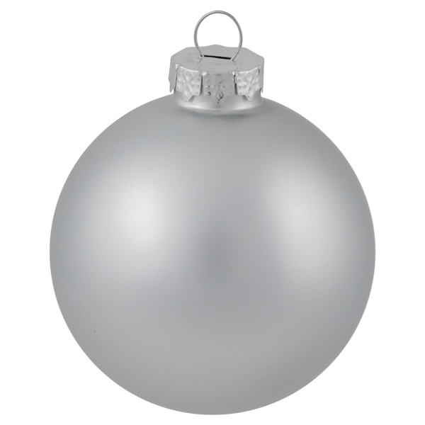 Northlight 72ct. 2-Finish Christmas Glass Ball Ornaments