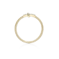 Brilliant Grown 18kt. Gold-Plated Lab-Grown Diamond Accent Ring - image 2