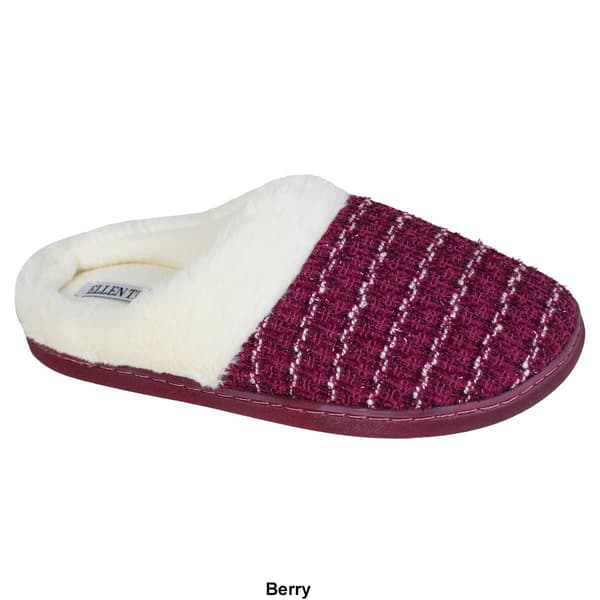 Womens Ellen Tracy Boucle Slippers