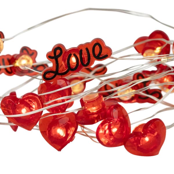 Northlight Seasonal Valentine&#39;&#39;s Day Love &amp; Heart LED Fairy Lights