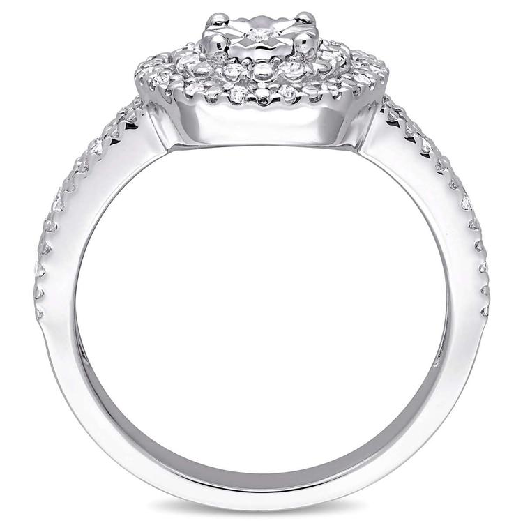 Diamond Classics™ Sterling Silver 1/5ctw. Diamond Ring