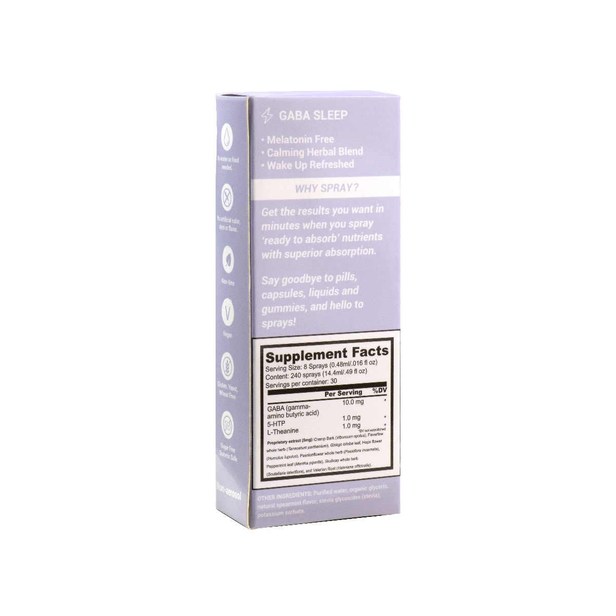 Spectraspray® Gaba Sleep Melatonin Free Oral Spray Supplement