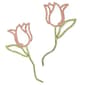 Betsey Johnson Spring Chick Tulip Statement Earrings - image 3