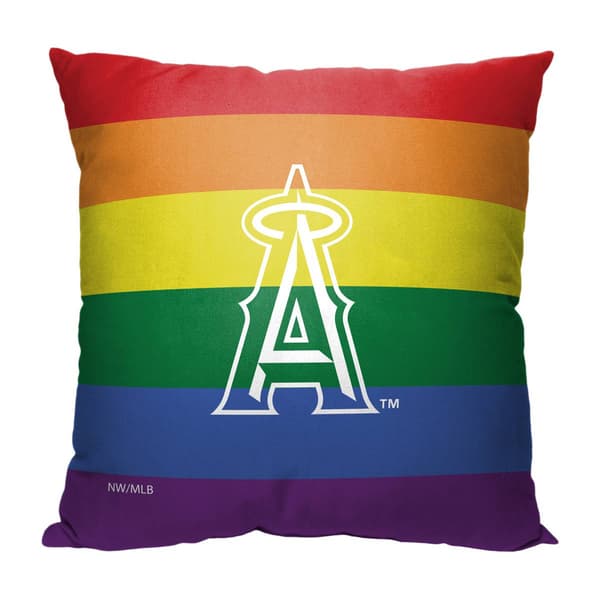 Northwest Los Angeles Angels Pride Throw Pillow - 18x18 - image 