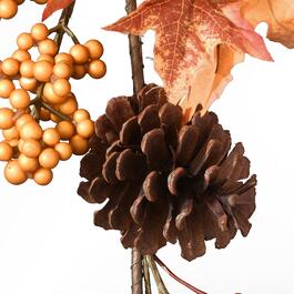 National Tree 72in. Maple Leaf and Pumpkins Garland