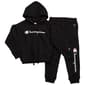 Girls (4-6x) Champion® Logo Pull Over Hoodie & Joggers Set - image 2