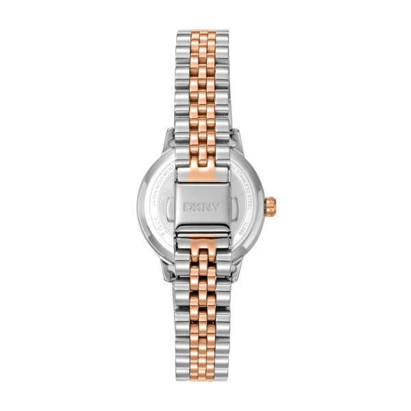 Womens DKNY Crystal Dial Two-Tone Rose Gold Watch - DK1L086M0095
