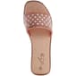 Womens Love 83 Rhinestone & Pearl Band Slide Sandals - image 4