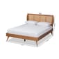 Baxton Studio Asam Modern Walnut Brown Wood Platform Bed - image 8