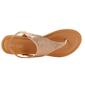 Womens Fifth & Luxe Glitter T-Strap Thong Sandals - image 4