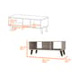 FM FURNITURE Oregon Light Grey Coffee Table - image 7