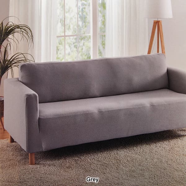 Teflon Embossed Stretch Sofa Slipcover