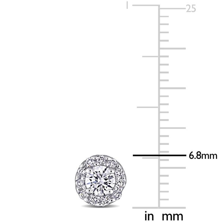 Diamond Classics™ 3/4ctw. Diamond 14kt. White Gold Earrings
