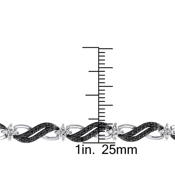 Radiant Rainbow™ 1/4ctw. Diamond Infinity Link Bracelet