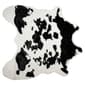 9th & Pike(R) Black & White Faux Cowhide Area Rug - image 1