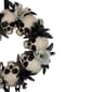 Northlight Seasonal 15in. Unlit Skull Halloween Wreath - image 4