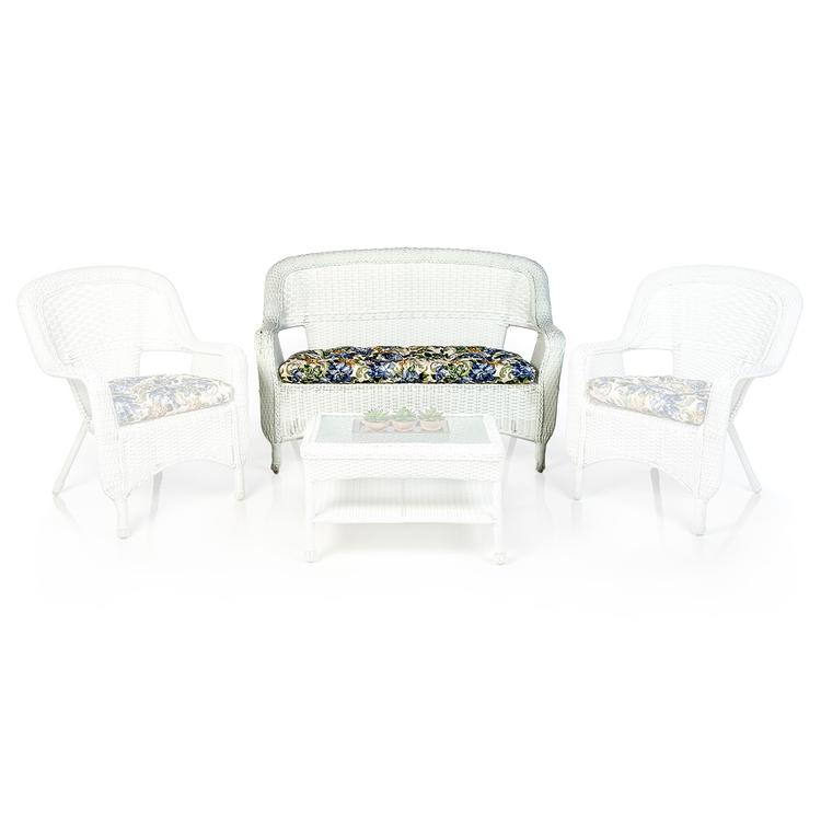 Belle Haven All-Weather Wicker Settee