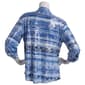 Womens Emily Daniels 3/4 Sleeve Button Down Foil Shirt - image 2
