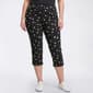 Plus Size Briggs Luxe Millennium Floral Cat Eye Pocket Capris - image 1