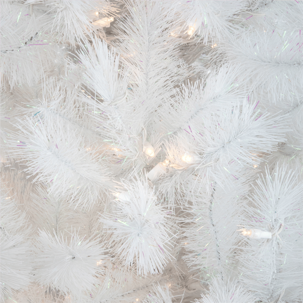 Northlight 7.5ft. Pre-Lit White Alaskan Pine Christmas Tree