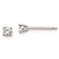 Pure Fire 14kt. White Gold 4-Prong 1/4ctw. Diamond Stud Earrings - image 1