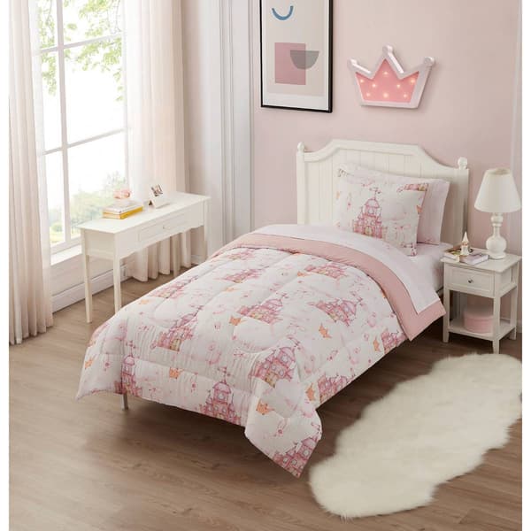 Sweet Home Collection Kid Fairytale Princess 7pc Bed In A Bag Set - image 