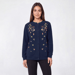 Plus Size Hasting & Smith Halloween Icons Fleece Cardigan