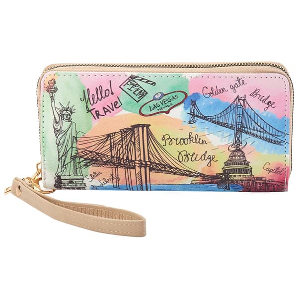 Womens Sasha Travel Zip Around Wallet - image 