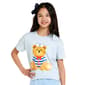 Girls (7-16) No Comment Nautical Bear Boyfriend Tee - image 1