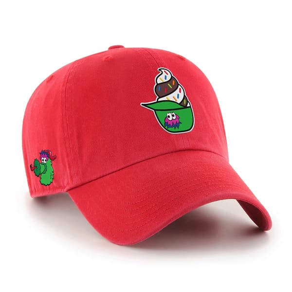 Mens ''47 Brand Phillies Phanatic Ice Cream Hat Cap - image 