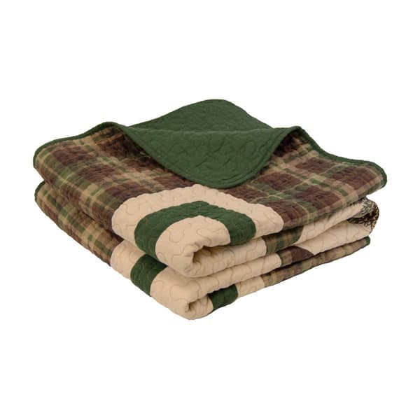 Donna Sharp Your Lifestyle Pine Star Microfiber Throw Blanket