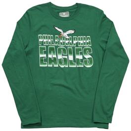 Mens Fanatics Eagles Vintage Stadium Bird Long Sleeve Tee