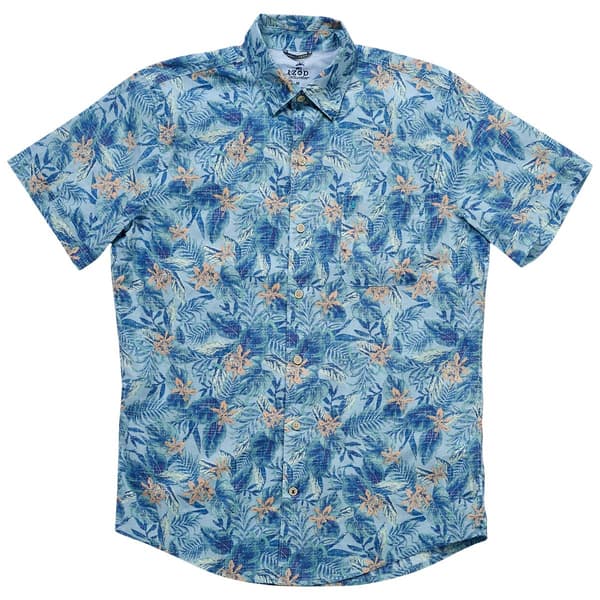 Mens IZOD&#174; Tropical Floral Chambray Button Down Shirt