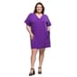 Plus Size 24/7 Comfort Apparel Loose Fit Pocket T-Shirt Dress - image 1