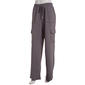 Womens Runway Ready Wide Leg Solid Cargo Pocket Pants - image 1