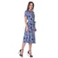 Womens 24/7 Comfort Apparel Tie Waist Midi Dress - image 2
